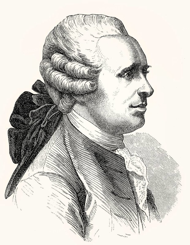 Jean-Baptiste le Rond d'Alembert, 1717 –1783, a French mathematician, physicist and philosopher