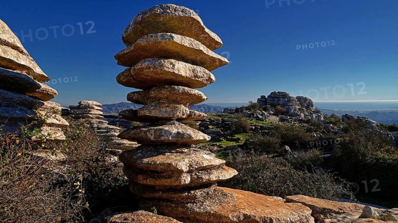 El Torcal National Park, karst formations, stones, rock formations, rocks, Andalusia, Spain, Andalusia, Spain