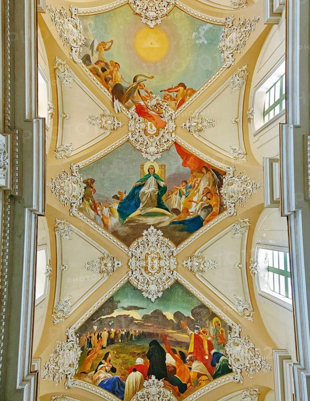 Basilica della Collegiata interior, Catania, Sicily, Italy