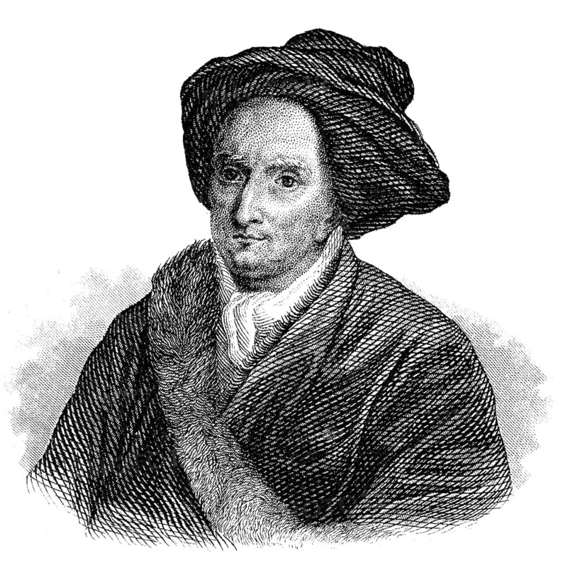 Portait of Bernard Le Bovier de Fontenelle or Bernard Le Bouyer de Fontenelle, 1657 - 1757, a French author, Portrait von Bernard le Bovier de Fontenelle, 1657 - 1757, ein französischer Schriftsteller und Aufklärer Literaturgeschichte französische