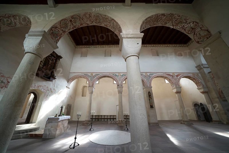 Romanesque basilica Bursfelde Abbey, Hemeln, Hannoversch Münden, Lower Saxony, Germany