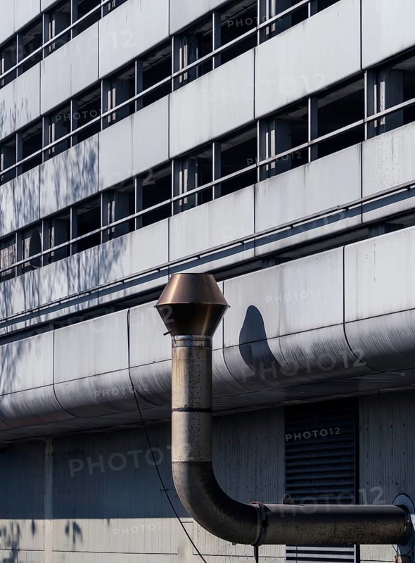 Detail photo ICC, vacant International Congress Centre in Berlin Charlottenburg, Germany