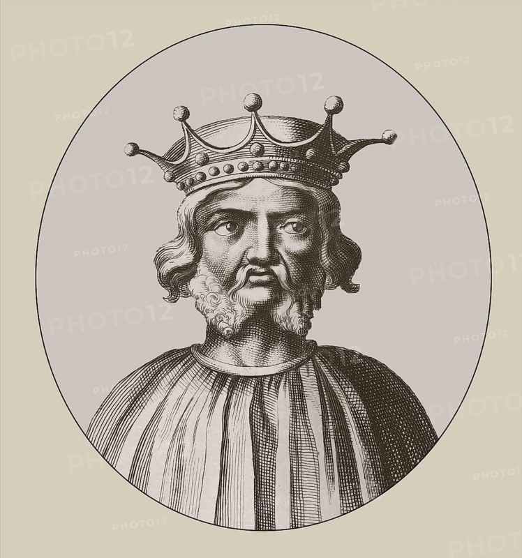 Charles the Bald, 823 – 877, emperor of the Carolingian Empire