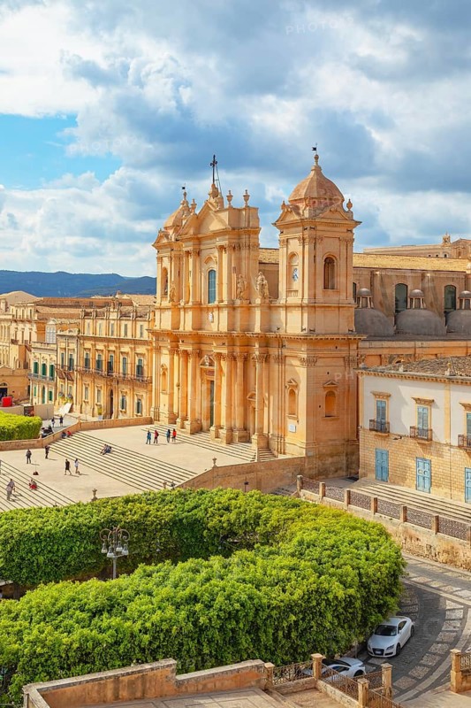 San Nicolò Cathedral, Noto, Noto Valley, Sicily, Italy