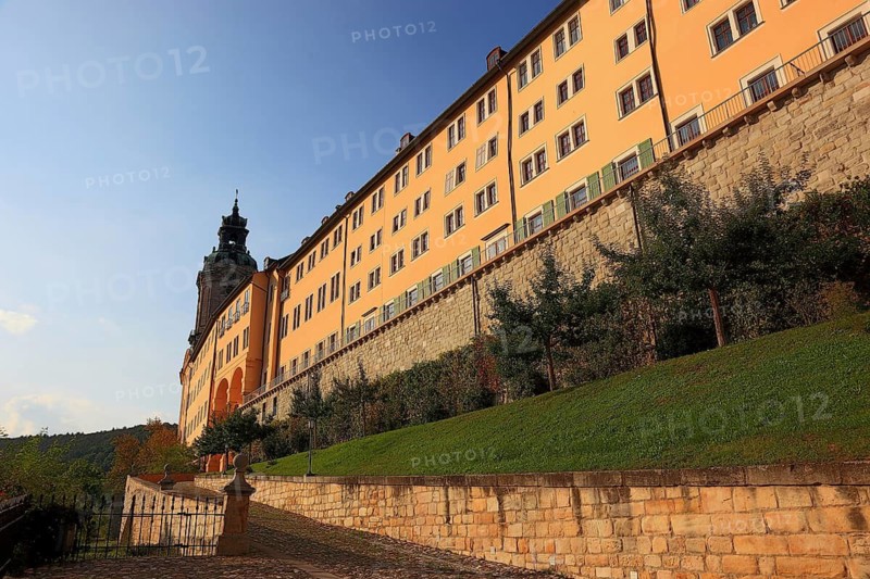 Heidecksburg Castle, the former residence of the princes of Schwarzburg-Rudolstadt, Rudolstadt, Saalfeld-Rudolstadt district, Thuringia, Germany