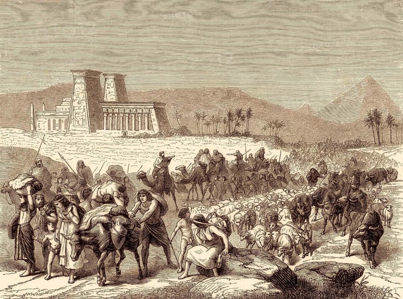 The Israelites' deliverance from slavery in Egypt