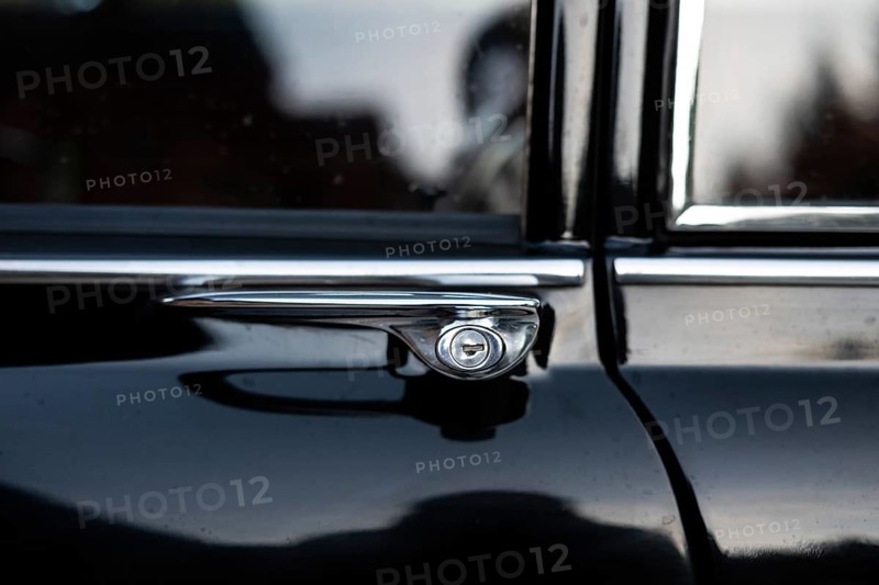 Door handle, front door, classic car, Volvo Amazon, medium class car from Swedish car manufacturer Volvo, built in 1968