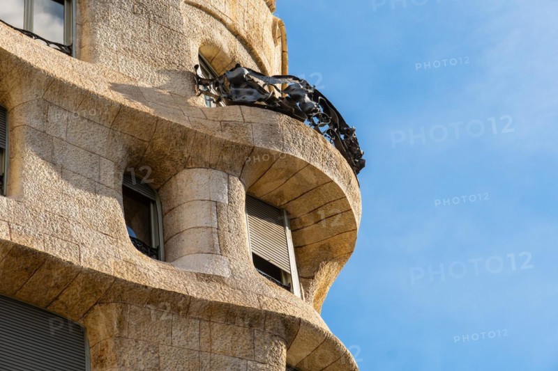 Casa Milà, residential and commercial building designed by the architect Antoni Gaudí in Barcelona, Spain