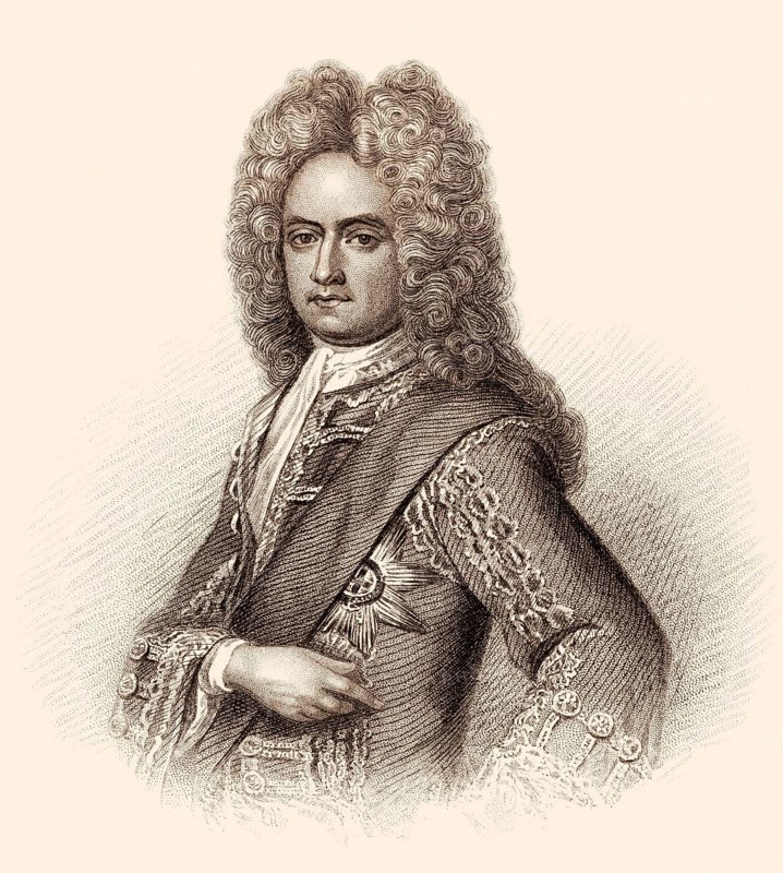 Charles Mordaunt, 3. Earl of Peterborough und 1. Earl of Monmouth, 1658-1735, englischer Adliger und militärischer Führer