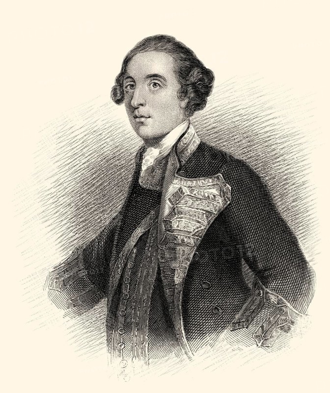 George Brydges Rodney, 1. Baron Rodney, 1718-1792, britischer Marineoffizier