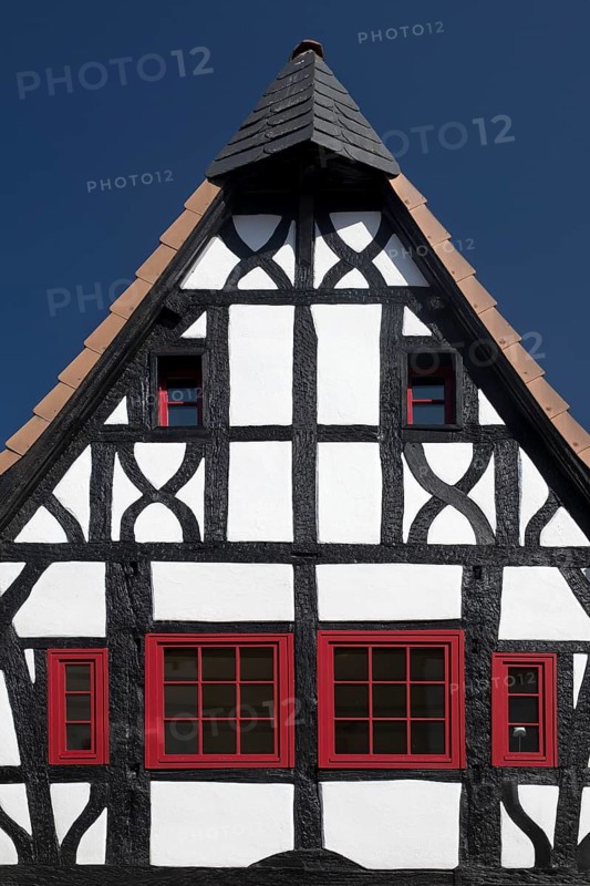 Half-timbered house, Steinheim, Hanau, Hesse, Germany