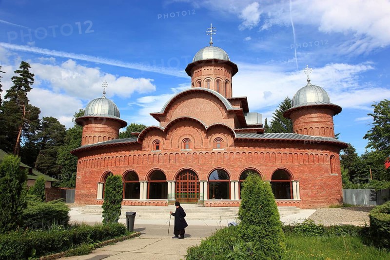 Tomb for the Romanian royal family, mausoleum at the monastery and cathedral of Curtea de Arges, one of the most famous pilgrimage sites in the country, Wallachia, Romania