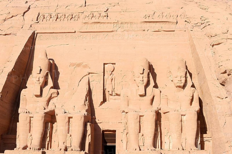 Colossal Statues of Ramesses II, Ramesses II Grand Temple, Abu Simbel Temple, UNESCO World Heritage Site, Nubia, Egypt