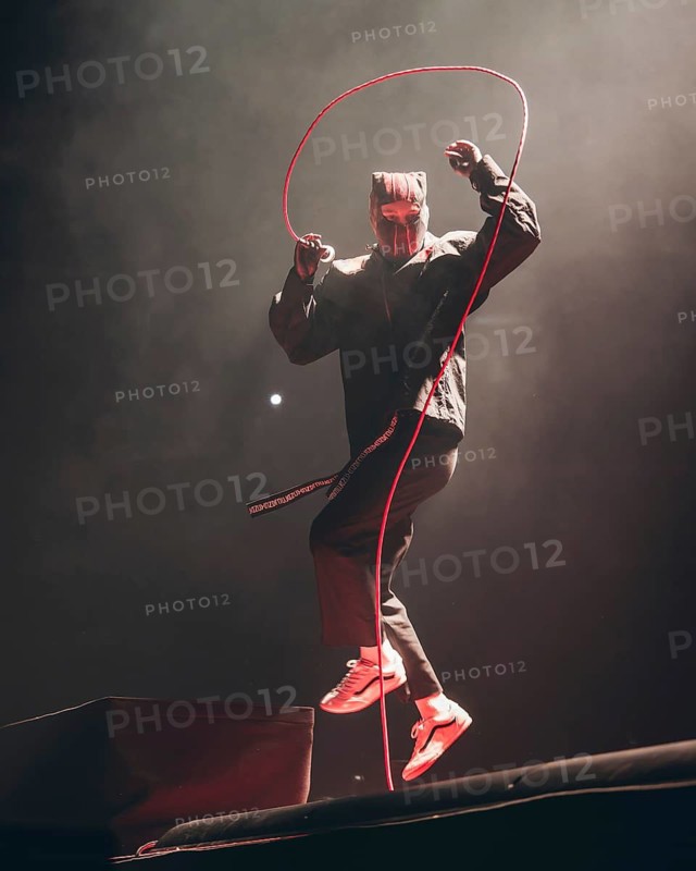 Tyler Joseph, lead singer of Twenty One Pilots live on The Clancy World Tour at the Uber Arena in Berlin on 08/04/2025