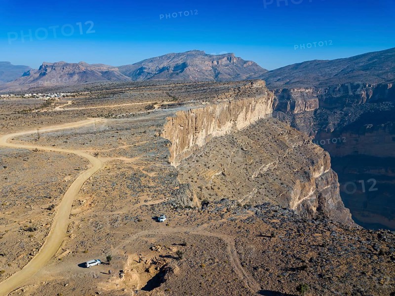 Landscape Oman, Middle East, Jabal Shams, Jebel Shams, Canyon, Wadi Ghul, Hajar Mountains, Mountain, W6, Balcony Walk, (hiking shoe, Al Khitaym, Ad Dakhiliyah Governorate, Oman