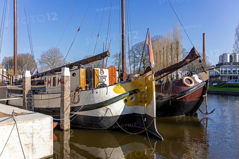 Ships, museum harbor, Gouda, Holland, Netherlands