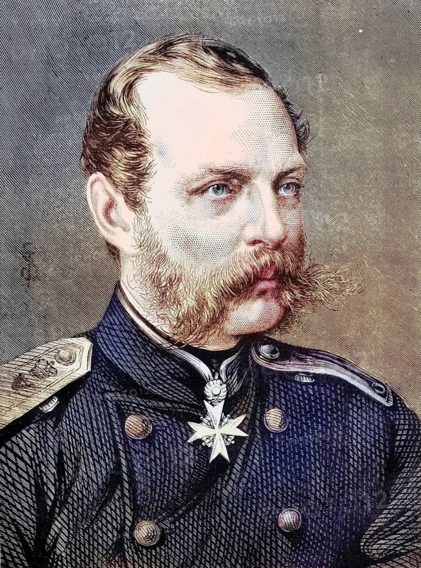 Alexander II of Russia, 1818-1881, Tsar of Russia, digitally restored reproduction from a 19th century original, Record date not stated