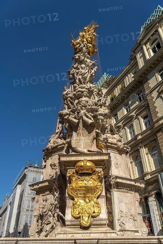 The Vienna Plague Column, Vienna, Austria