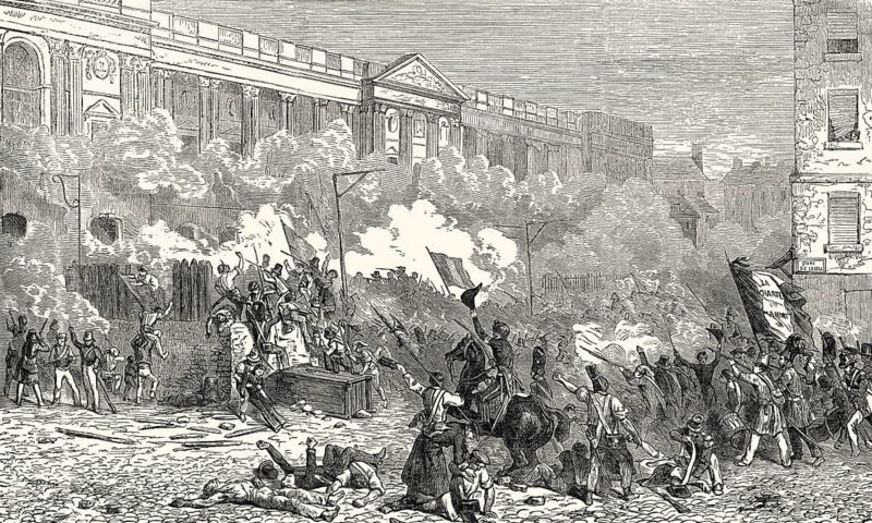 The French Revolution of 1830, July Revolution, Louvre, Paris