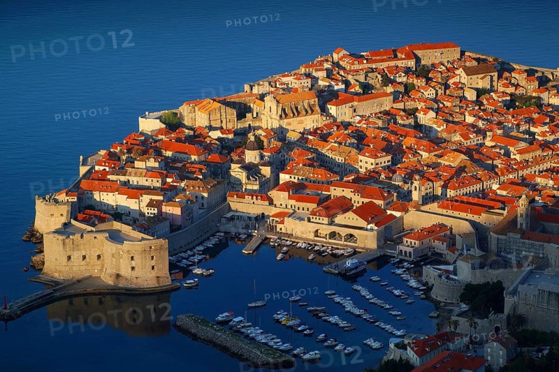 Croatia, Dubrovnik, twilight, Dalmatia