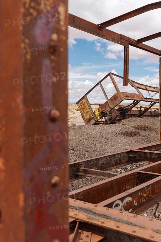 Uyuni Railway Cemetery, Uyuni, Bolivia