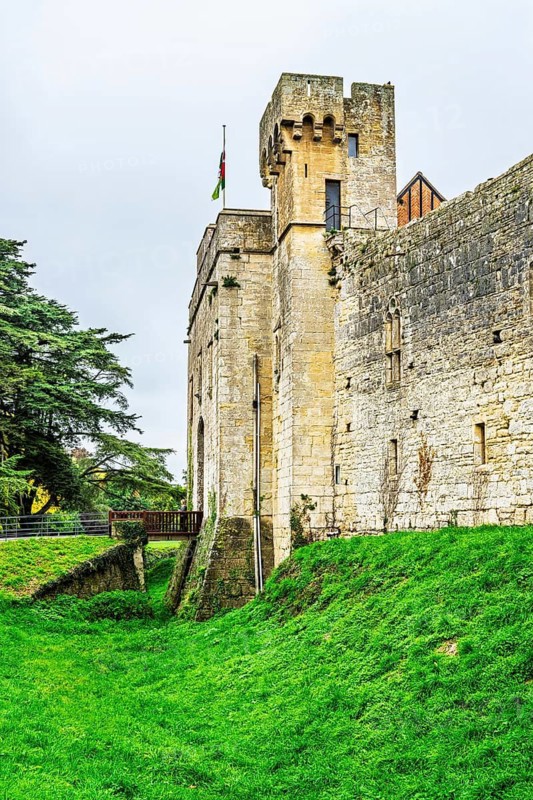 Caldicot Castle, Caldicot, Monmouthshire, Wales, UK