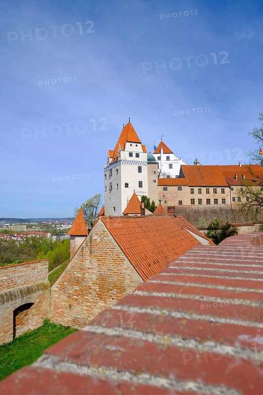 Trausnitz Castle, Landshut, Lower Bavaria, Bavaria, Germany