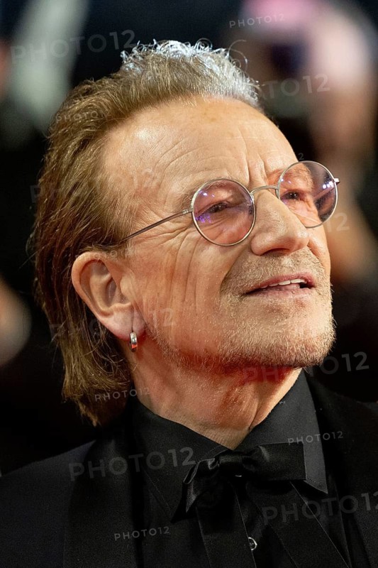 Cannes, France - 16.5.2024: U2 singer Bono during the Bono: Stories Of Surrender red carpet during the 78th Cannes International Film Festival. The film festival takes place from 13 to 24 May 2025
