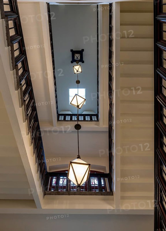 Detail photo, staircase in the Sankt Hedwig Clinic, Große Hamburger Straße, Berlin, Germany