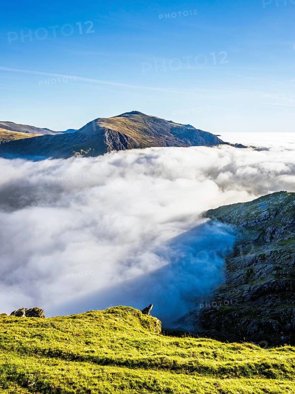 Snowdon Massif, Snowdon Range, Snowdonia, North Wales, UK
