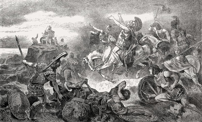 Xenophon of Athens, leader of the mercenaries, known as the Ten Thousand, after the Battle of Cunaxa