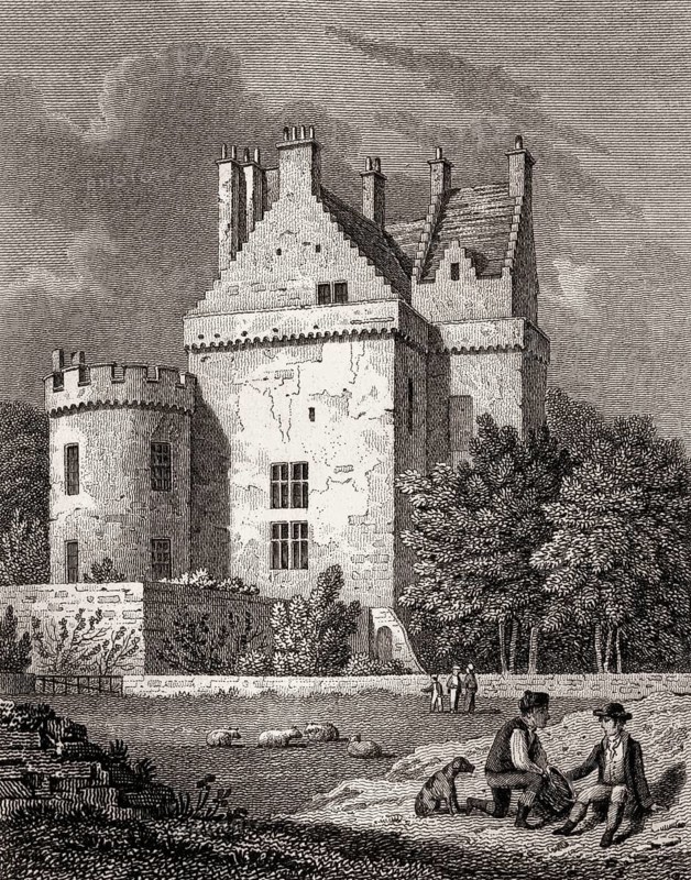 Merchiston Tower, Edinburgh, Scotland, 19th century, Views in Edinburgh by J. & H. S. Storer