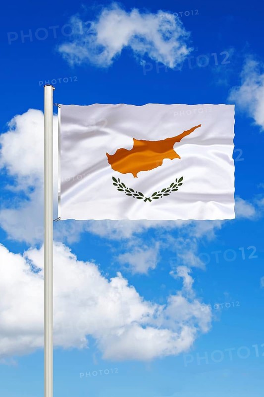 National flag of Cyprus, Middle East, Studio