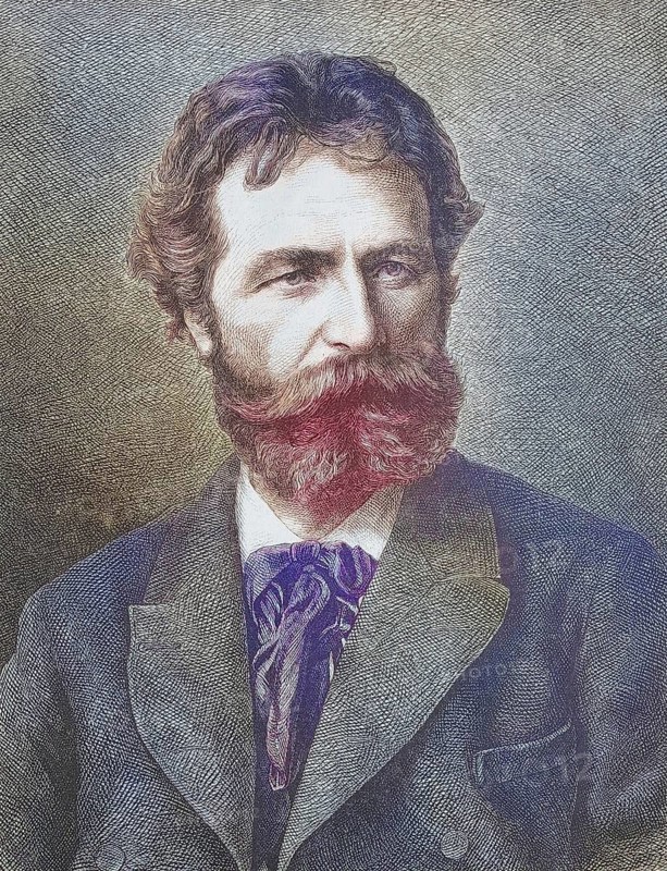 Franz Defregger, from 1883 Ritter von Defregger, 1835, 1921, an Austrian-Bavarian genre and history painter, c. 1885, Historic, digitally restored reproduction from a 19th century original, from 1883 Ritter von Defregger, an Austrian-Bavarian genre and history painter, c. 1885, Historic, digitally restored reproduction from a 19th century original