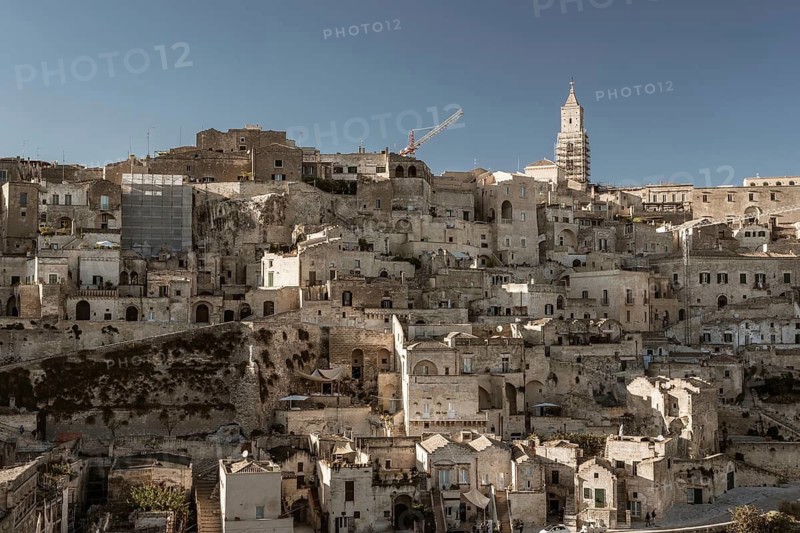 Matera in region Bazylikata, Italy - commonly referred to as town carved out of the rock