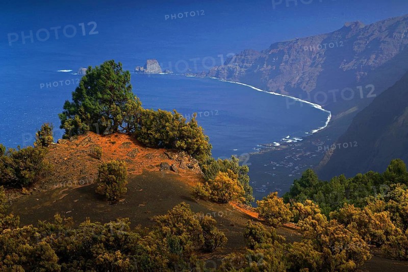 Canary Islands, view of El Hierro, Canary Islands, Spain