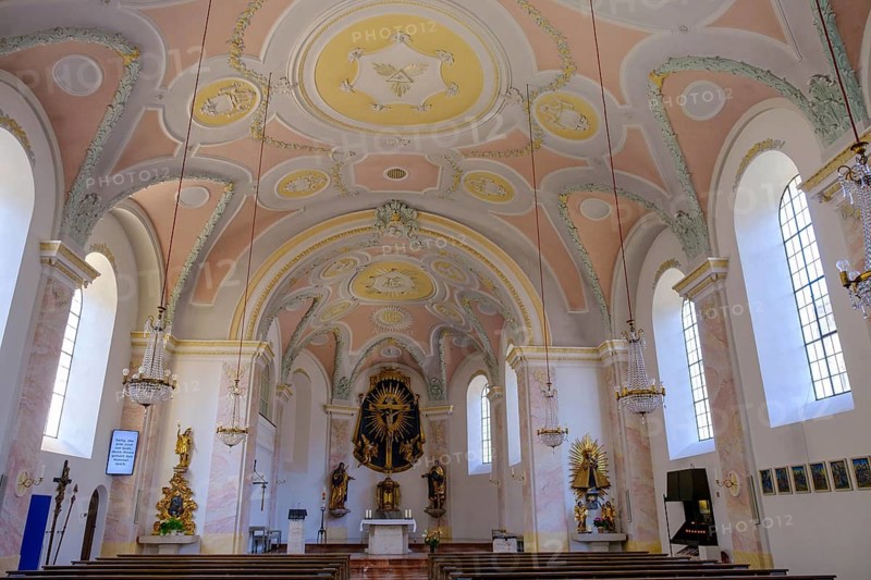 Pfarrkirche St. Pankratius, Reit im Winkl, Chiemgau, Upper Bavaria, Bavaria, Germany