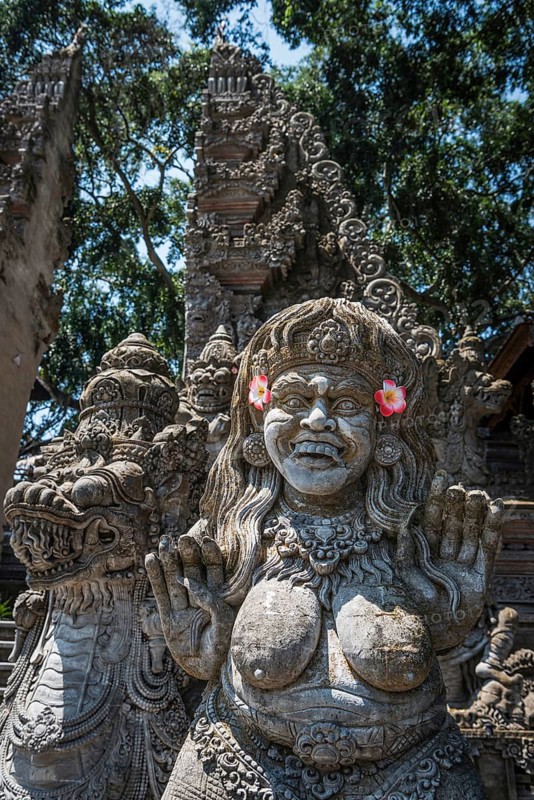 Female temple figure, Hinduism, Tradition, Bali, Indonesia