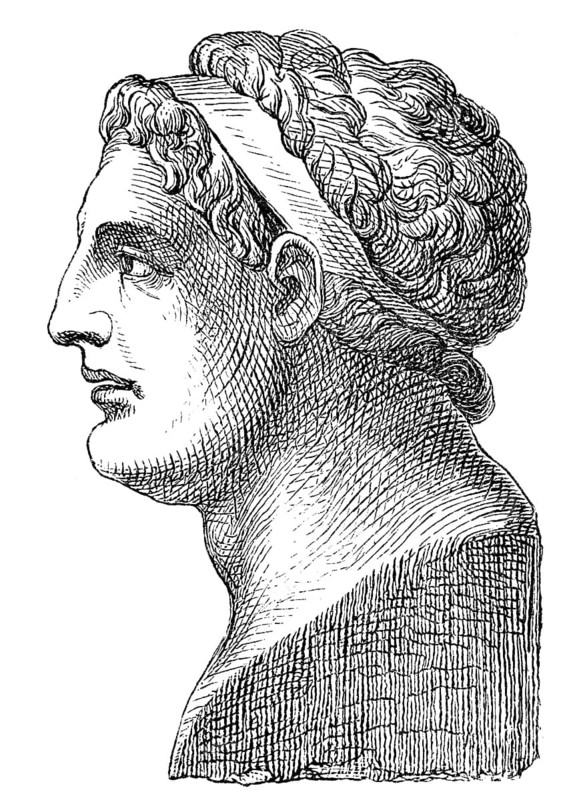 Demetrius I, 337-283 BC, called Poliorcetes, a Macedonian Greek nobleman, military leader, and finally king of Macedon