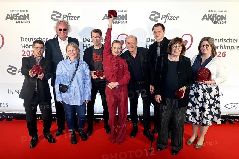 Winner after the German Audio Film Awards ceremony at the Colosseum cinema in Berlin on 24.03.2026