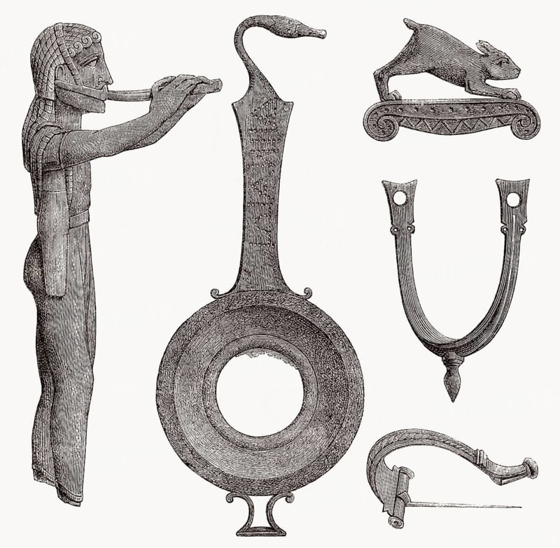 Archaeological artefacts from Dodona, Epirus in northwestern Greece
