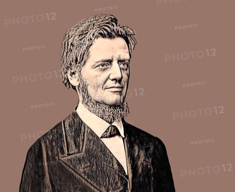 Portrait of Georg Balthazar von Neumayer, Ritter von Neumayer, 1826 – 1909, German polar explorer, geographer and geophysicist, best known for cooperation of meteorology and scientific observations, digitally optimized