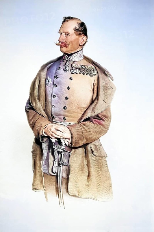Karl von Zeisberg, 1788-1863, Field Marshal Lieutenant, Knight of the Order of Maria Theresa and the Order of Leopold, Historical, digitally restored reproduction from a 19th century original, Record date not stated