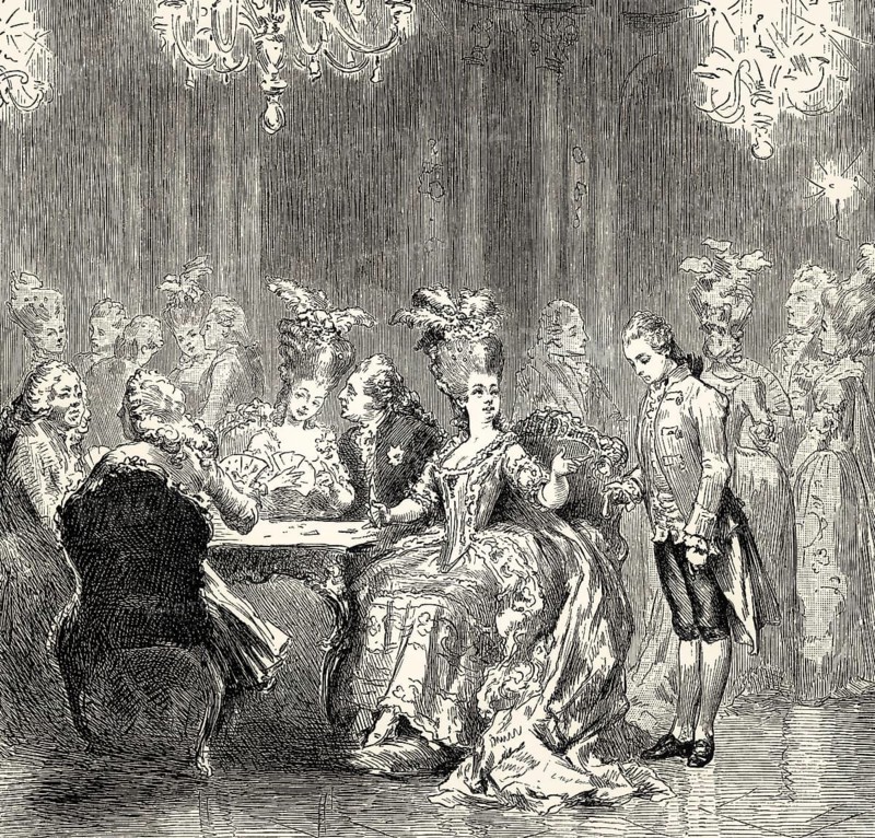 Scene from EFFECTS AT A DISTANCE, Wirkung in die Ferne, a ballad by Johann Wolfgang von Goethe