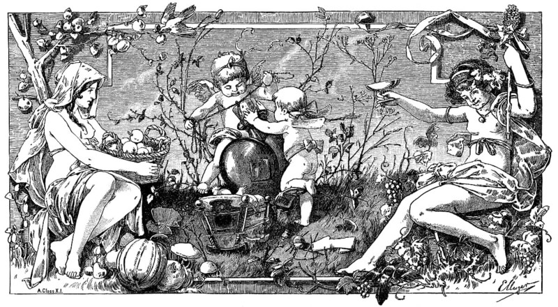 Die vier Jahreszeiten, The four seasons, a poem Johann Wolfgang von Goethe
