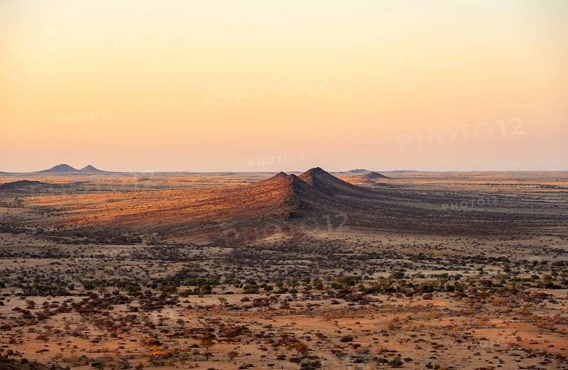 Rocks and landscape near the Pontok Mountains, Große Spitzkuppe Nature Reserve, Namibia