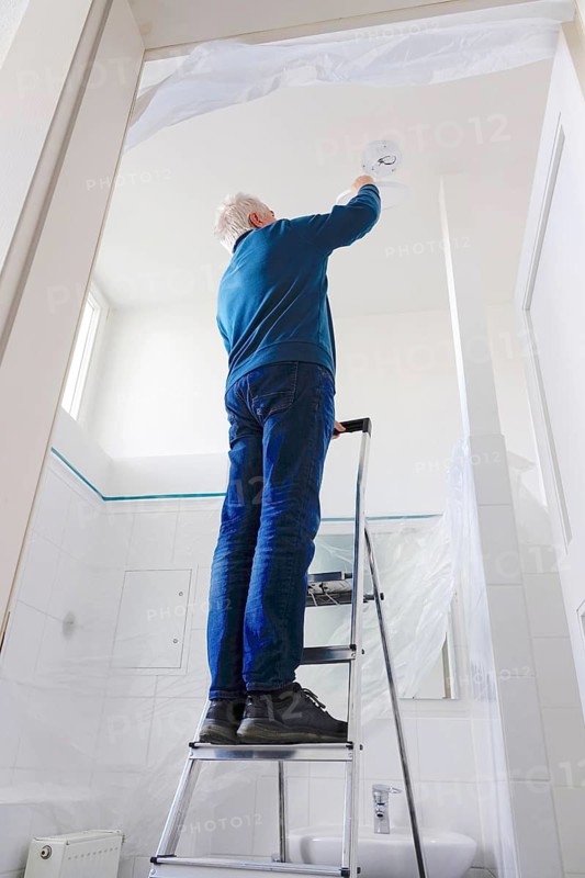 Renovation work in the bathroom, Germany