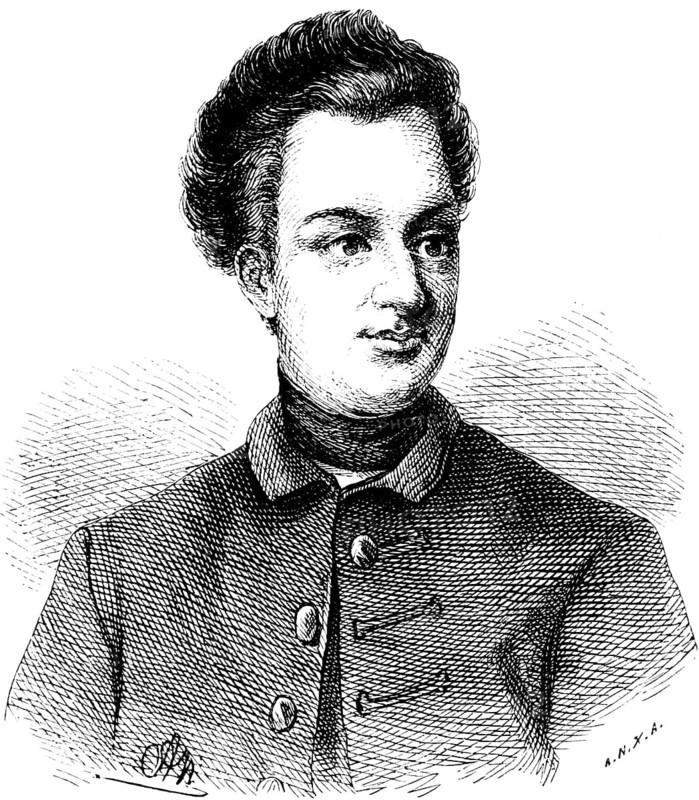 Portrait of the young King Charles XII of Sweden, the Iron Head, opponent of the Triple Alliance in the Great Northern War, early 18th century, historical illustration 1882