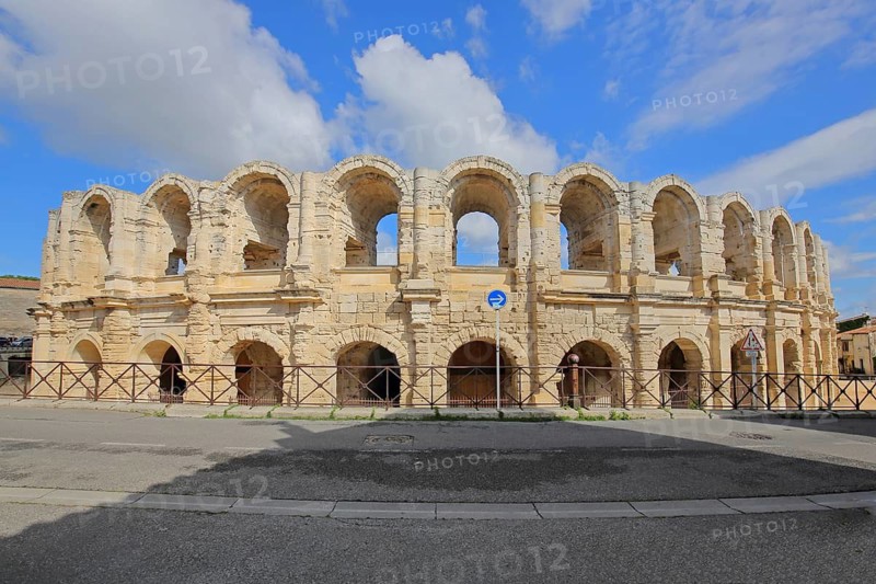 Amphitheatre, landmark, Arles, Provence, Bouches-du-Rhone, Camargue, Provence, France