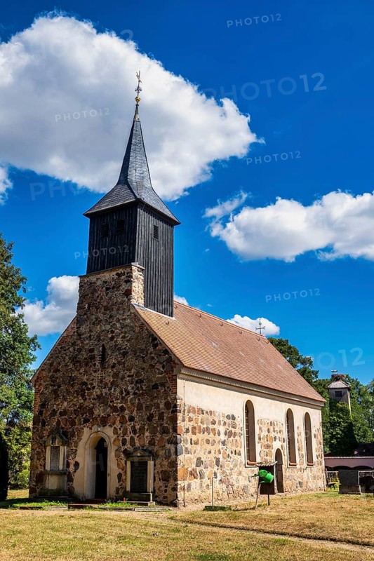 Zöllmersdorf village church, Luckau, Brandenburg, Germany